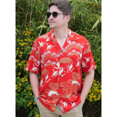 Une chemise hawaienne japonisante