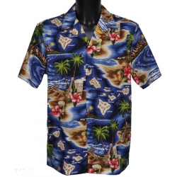 Chemise Hawaïenne Vintage XL - Motifs Colorés Aloha Tropical - Parfaite Pour L'été !