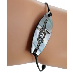 Bracelet nacre motif tortue N 2