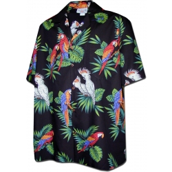 Chemise Hawaenne ROYAL PARROTS