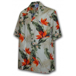 Chemise Hawaienne BIRDS OF PARADISE