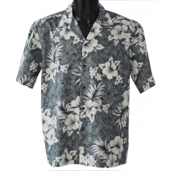 Chemise Hawaienne CRACK HIBISCUS