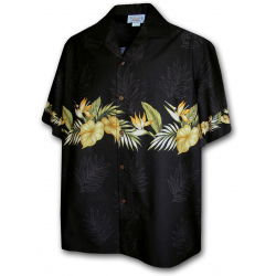 Chemise Hawaienne FLEURS D'HAWAII