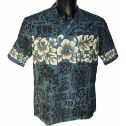 Chemise Hawaienne Hibiscus Band 