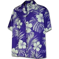 Chemise Hawaienne PURPLE RAIN