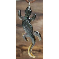 Pendentif Lzard nacre PM N13