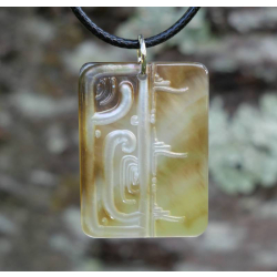 Pendentif Plaque tahitienne N15