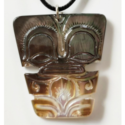 Pendentif Tiki nacre GM N 7