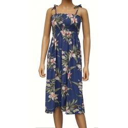 Robe Hawaienne PALI ORCHID PARME