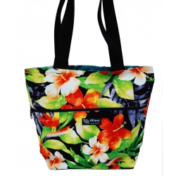 Sac fourre-tout reversible watermark floral noir