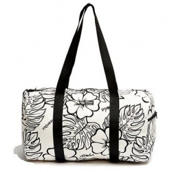 Sac polochon monstera lover blanc