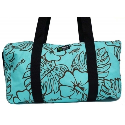 Sac polochon monstera lover turquoise