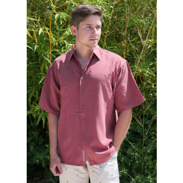 Chemise brode griffe Bamboo Cay