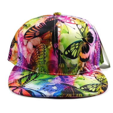 casquette fleurs