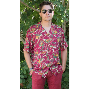 Chemise hawaienne iles 