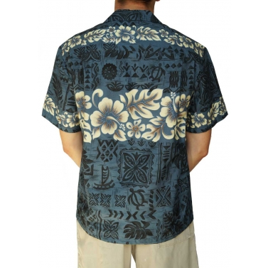 des hibiscus pour cette chemise hawaienne