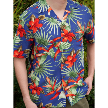 Chemise hawaienne fleur