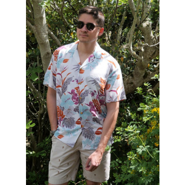 chemise hawaienne signée Paradise Found