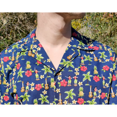 Chemise hawaienne vritable