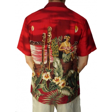 chemise hawaienne authentique