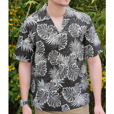 Chemise hawaienne bicolore