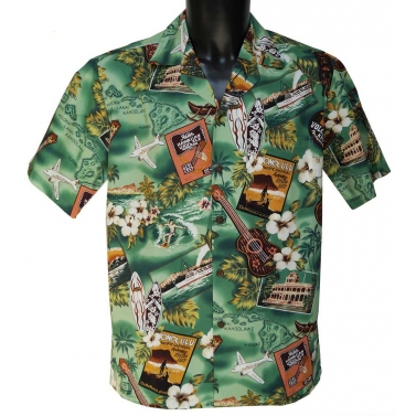 chemise 100% hawaii