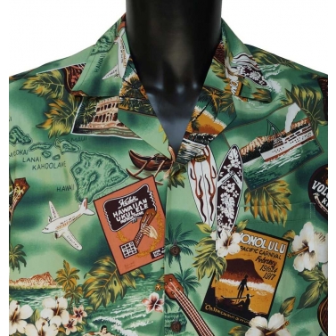 chemise homme hawaienne