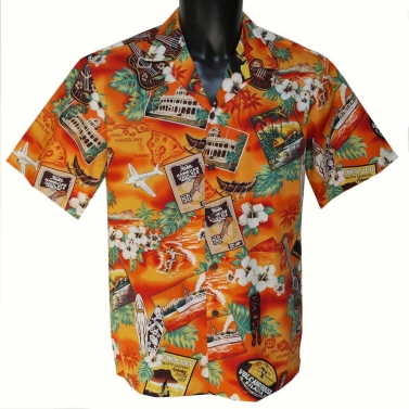 chemise 100% hawaii