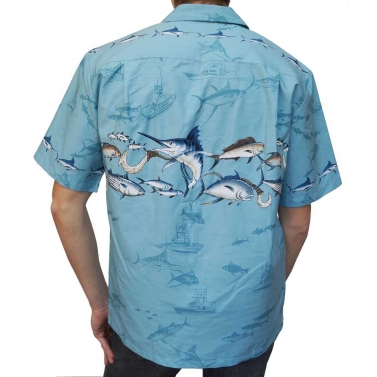 chemise hawaienne marlin