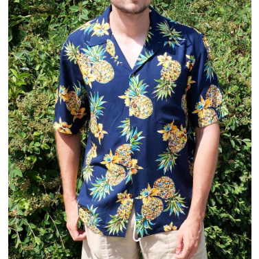 Chemise a fleur en viscose