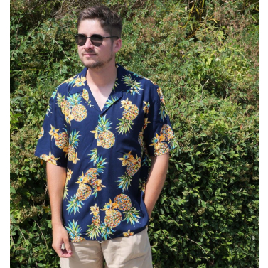 Chemise hawaienne en viscose