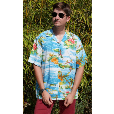 Chemise hawaienne fleur