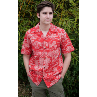 chemise hawaienne red dream