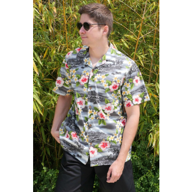 Vritable Aloha Shirt signe RJC Hawai