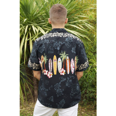 chemise hawaienne surfs 