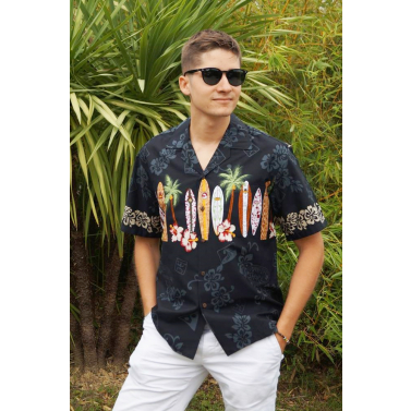 chemise hawaienne surfs 