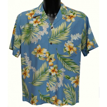 Chemise hawaienne en viscose