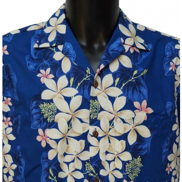 Chemise hawaienne bleu 