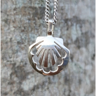 Pendentif argent coquille