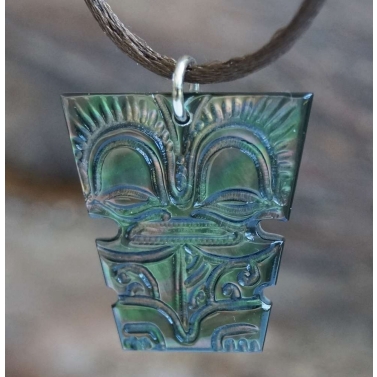 tiki homme en nacre de tahiti