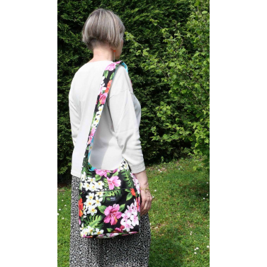 Sac bandoulire en toile de coton Canvas made in Hawai