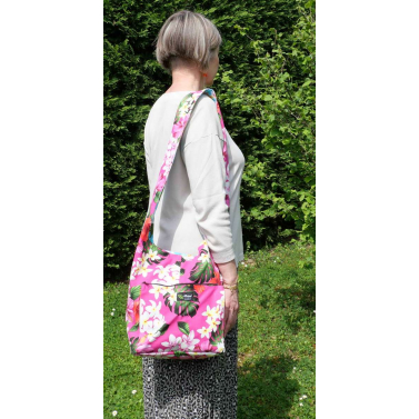 Sac bandoulire en coton Canvas made in Hawai