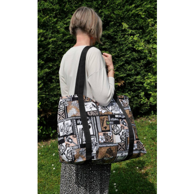 Sac plage fleurs tropicales