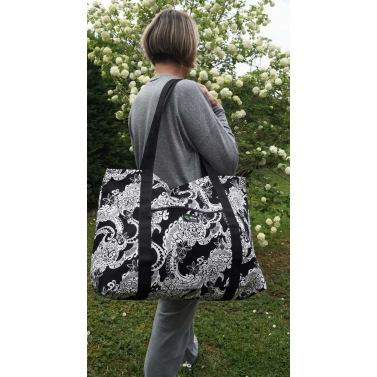 Sac plage fleurs de Tiare