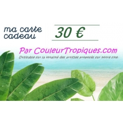 Carte cadeau 30 