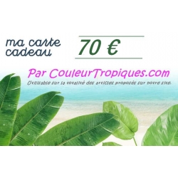 Carte cadeau 70 *