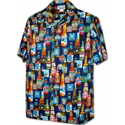 Chemise Hawaienne BEERS BOTTLES