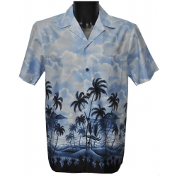 Chemise Hawaienne CLAIR DE LUNE A MAUNA LOA