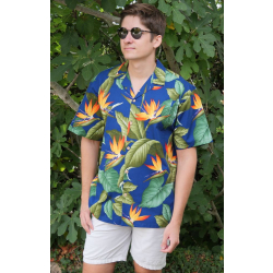 Chemise hawaienne OAHU Bleu