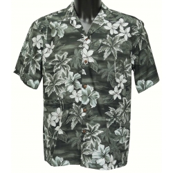 Chemise Hawaienne SKY GREY